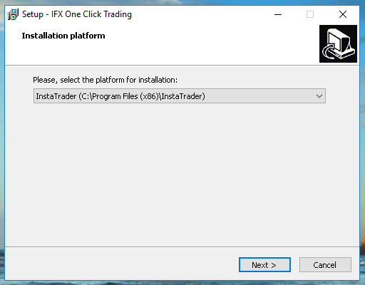 One click trading. Screenshot
