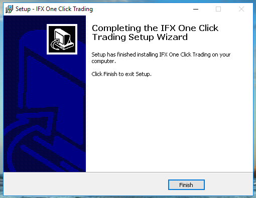 One click trading. Screenshot